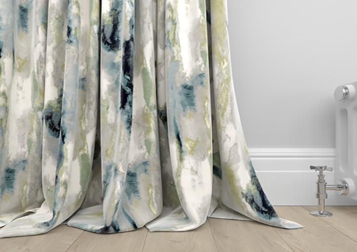 Interstellar, Teal - Made to Measure Curtains - Image 6